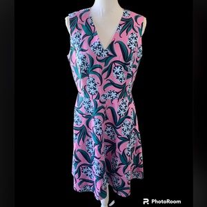Draper James Hyacinth Floral Love Circle Dress Size 10